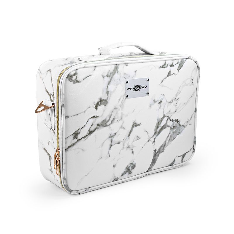 Maleta cargadera marmól white
