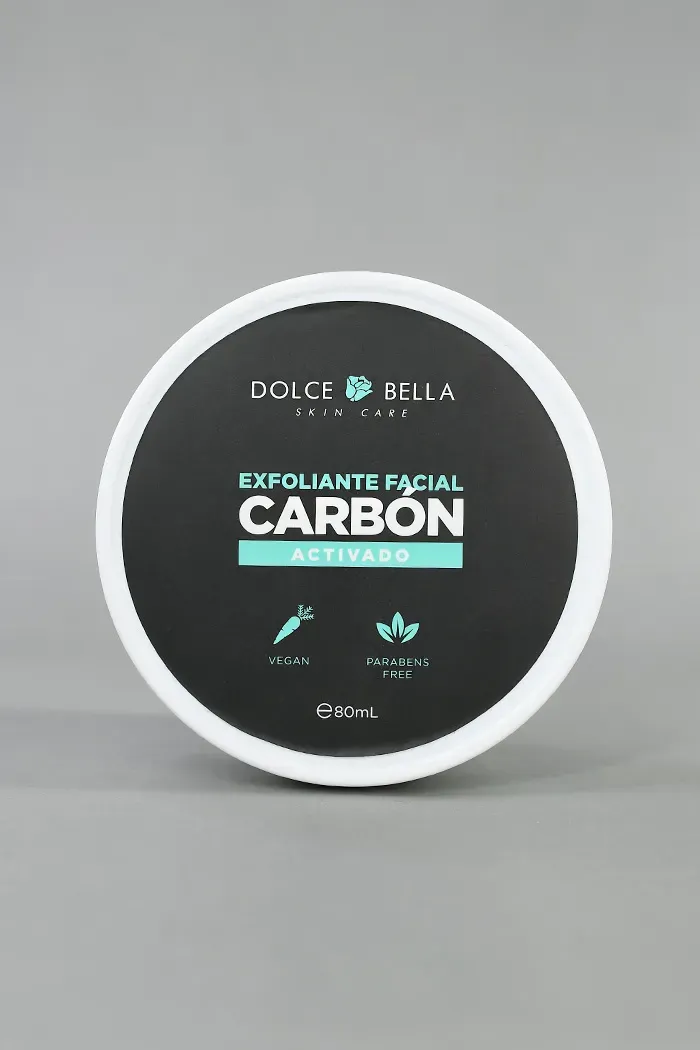 Exfoliante facial carbón activado